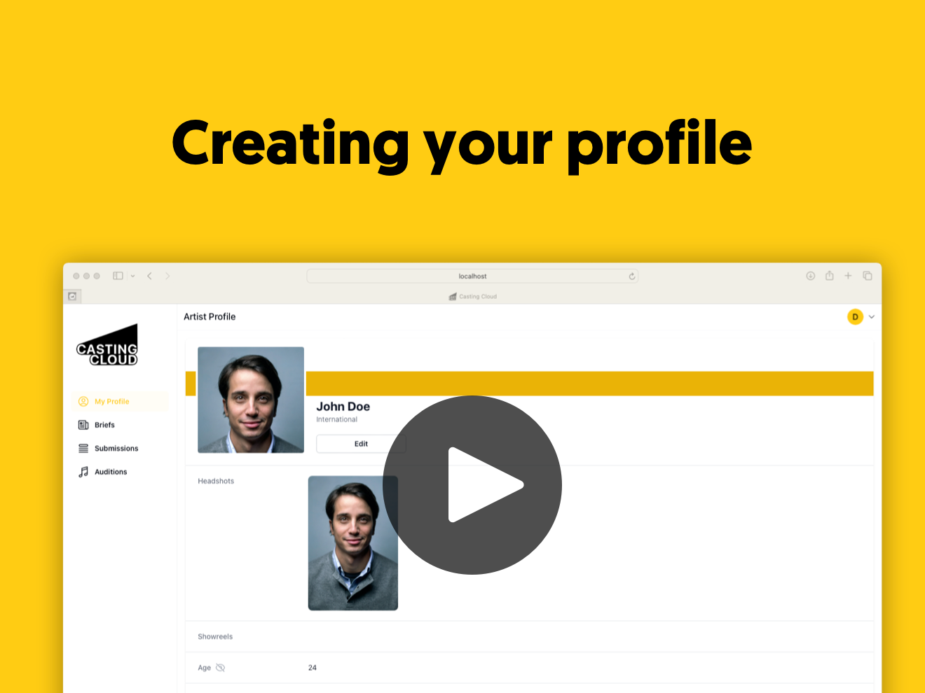 Artist Profile Video